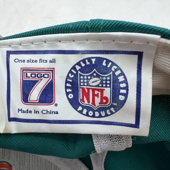 Vintage 90s Miami Dolphins Logo Official NFL Snapback Hat Cap - Picture 10 of 10